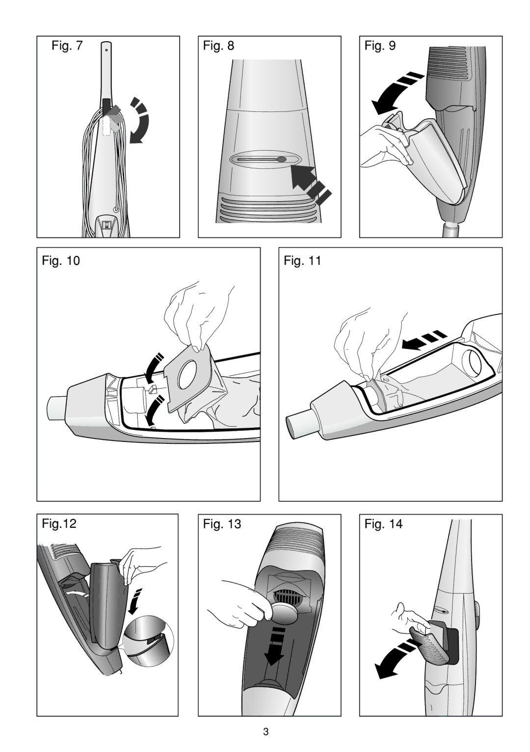 DeLonghi Upright Vacuum Cleaner manual 