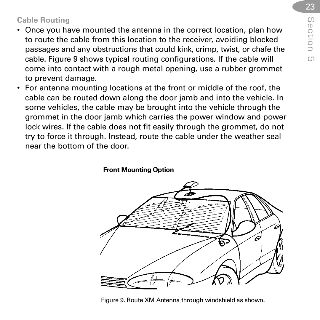 Delphi SA10085 manual Cable Routing 