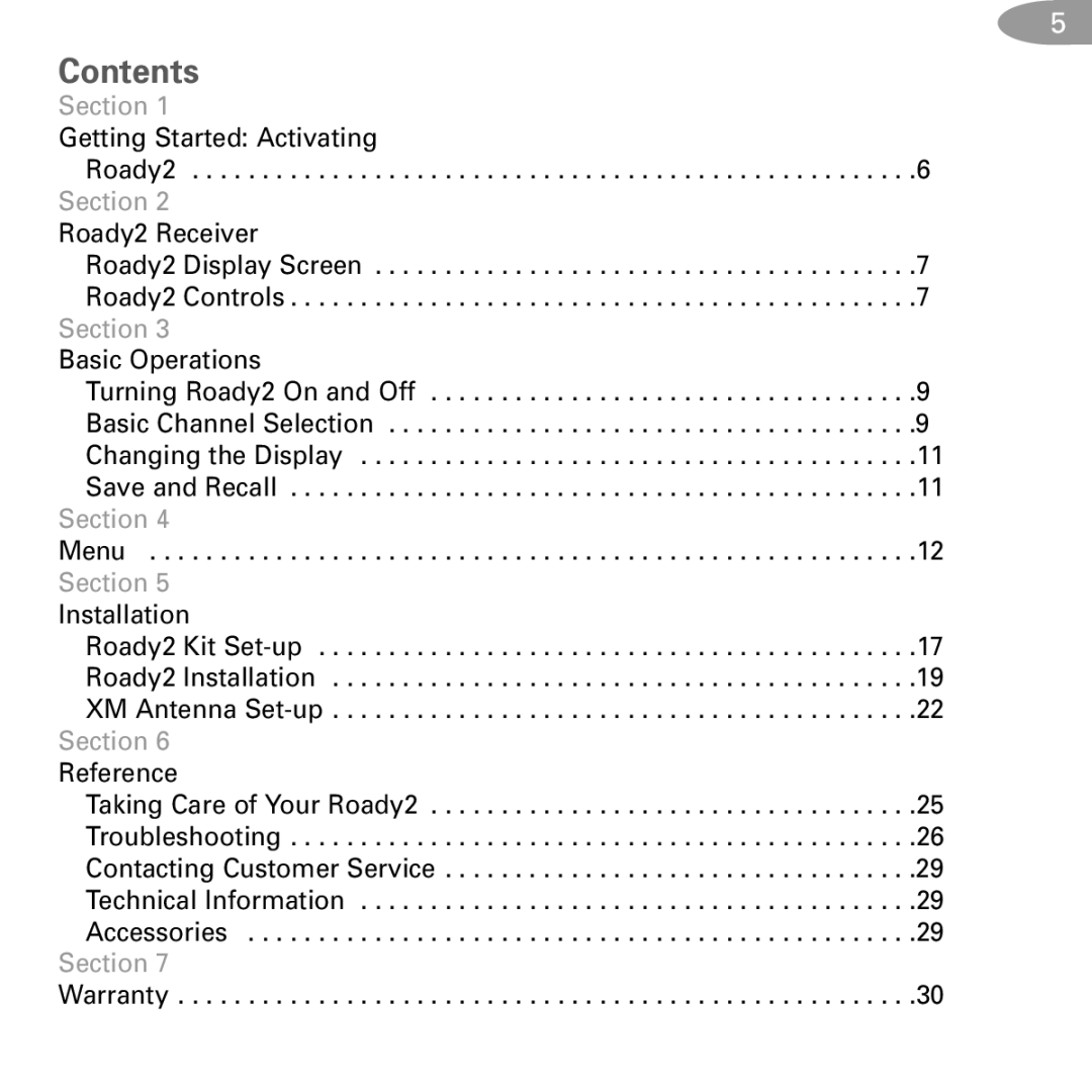 Delphi SA10085 manual Contents 