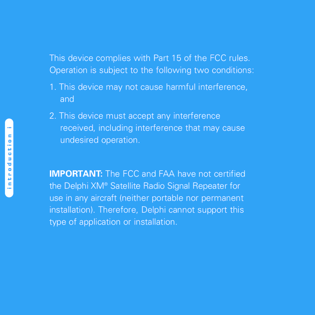 Delphi SA10116-11B1 manual T r o d u c t i o n 