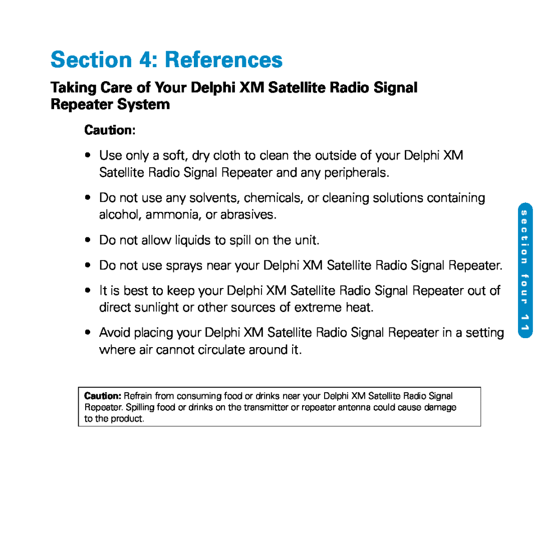 Delphi SA10116-11B1 manual References 