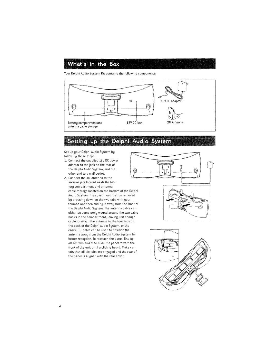 Delphi SA10201 manual Whats in the Box 