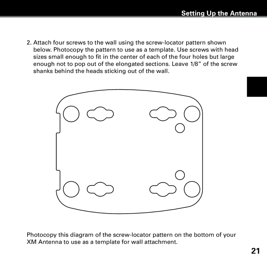 Delphi SA10221 manual Setting Up the Antenna 