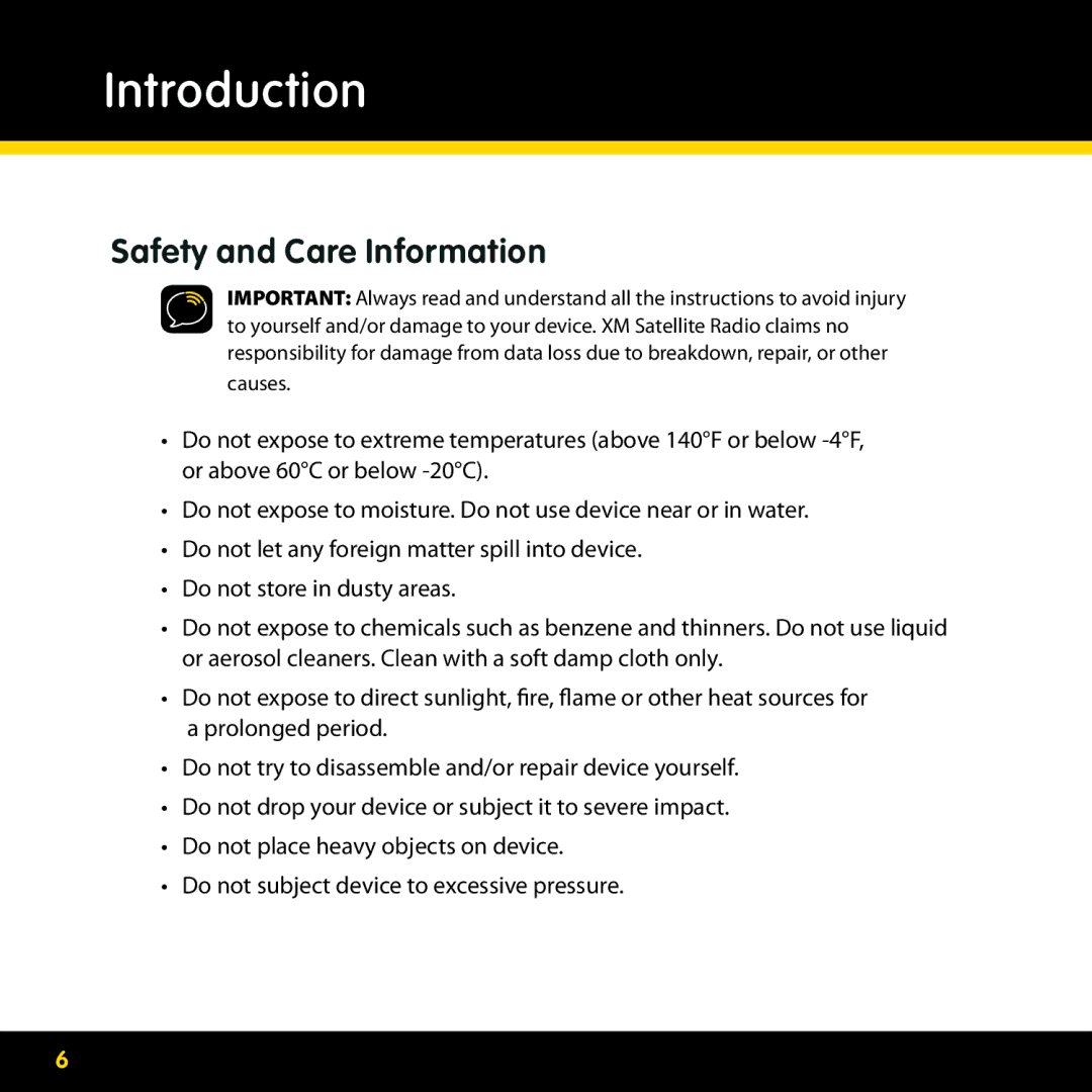 Delphi SA10316 manual Safety and Care Information 