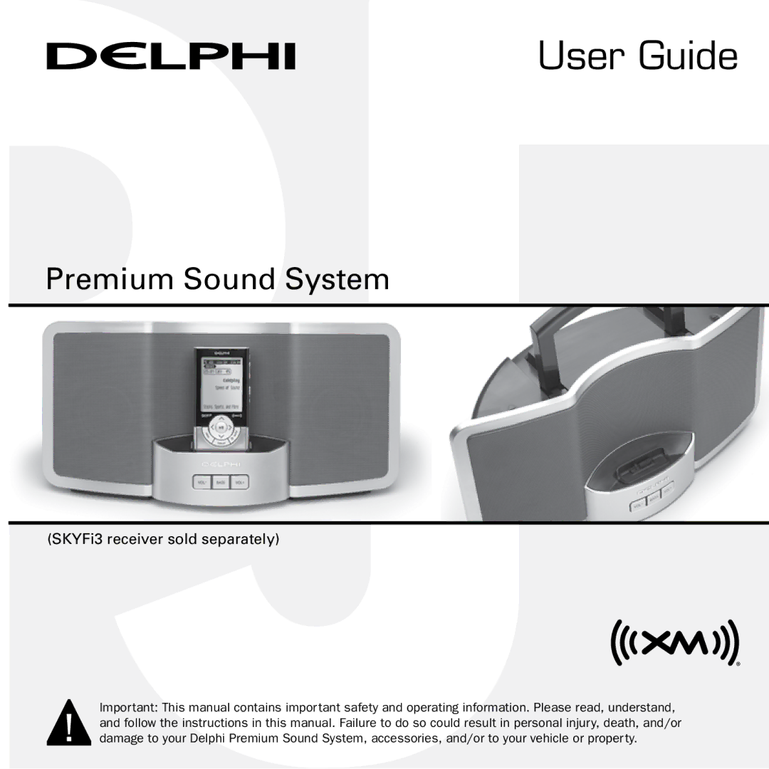 Delphi SKYFI3 manual User Guide 