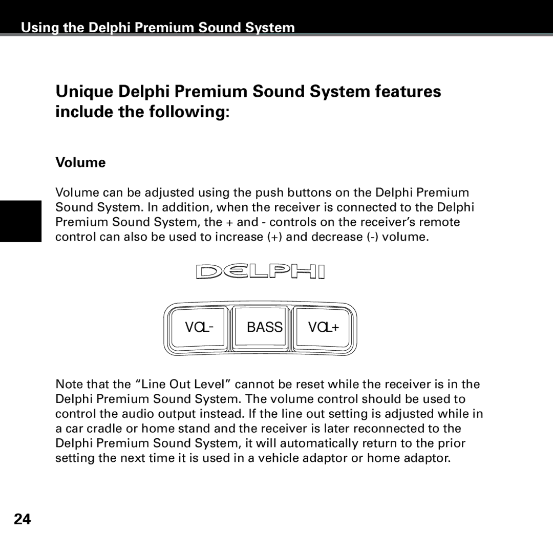 Delphi SKYFI3 manual Volume 