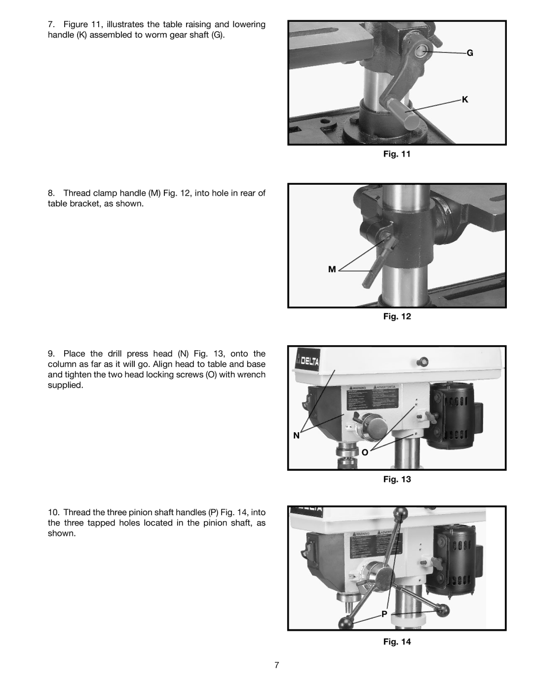 Delta 11-990C instruction manual 