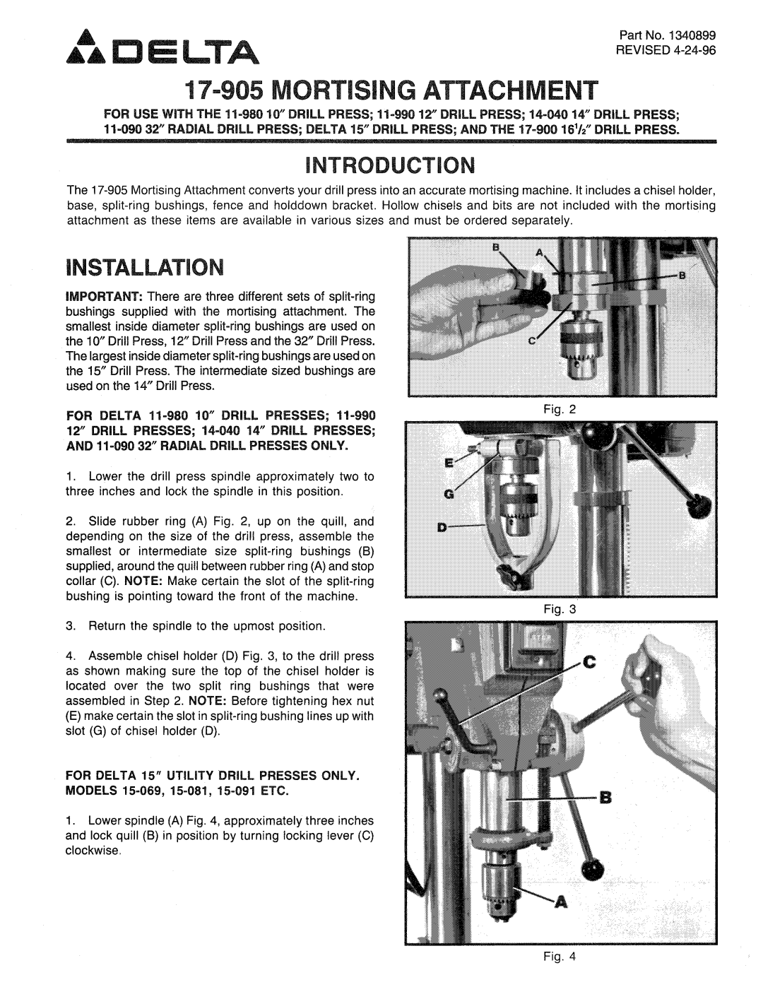 Delta 17-905 manual 