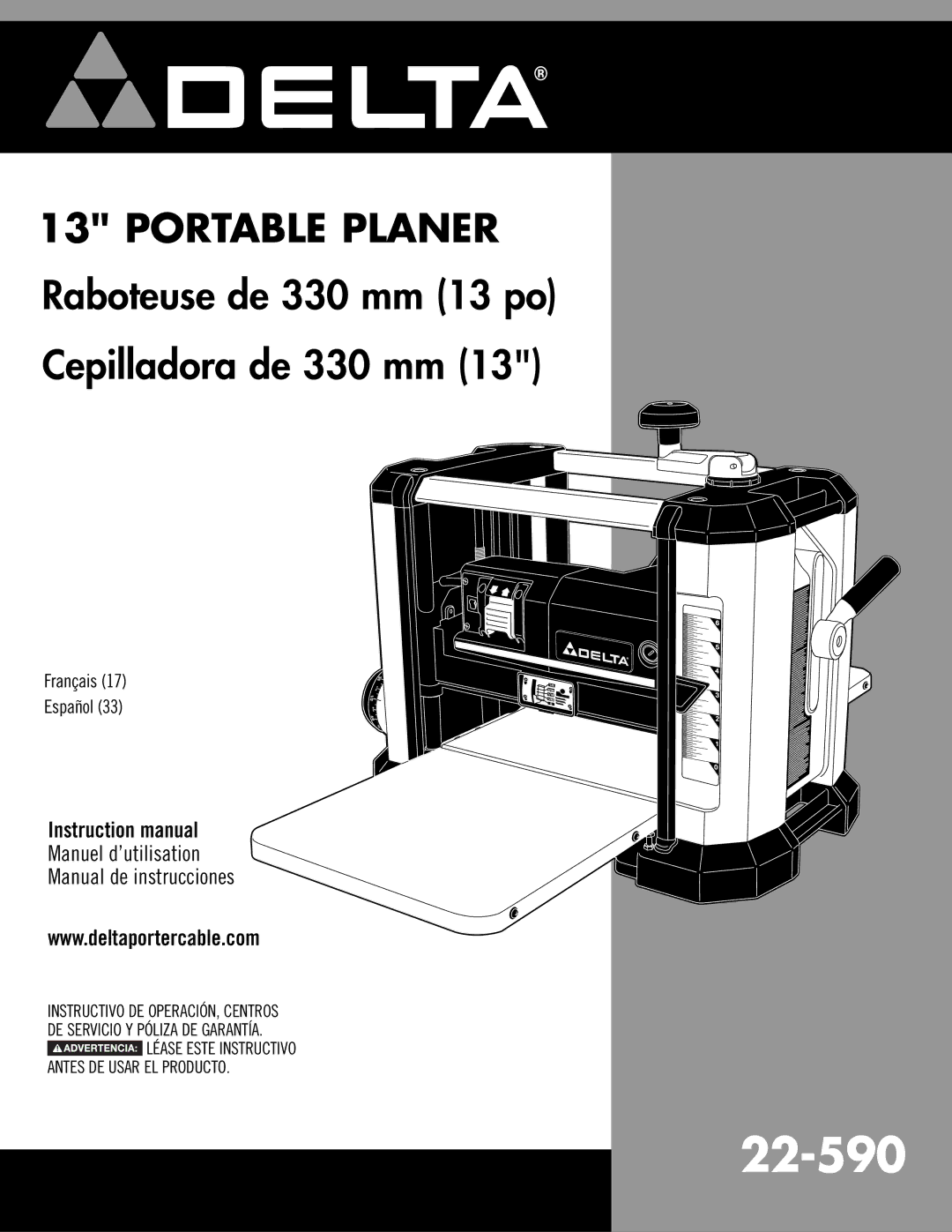 Delta 22-590 instruction manual 