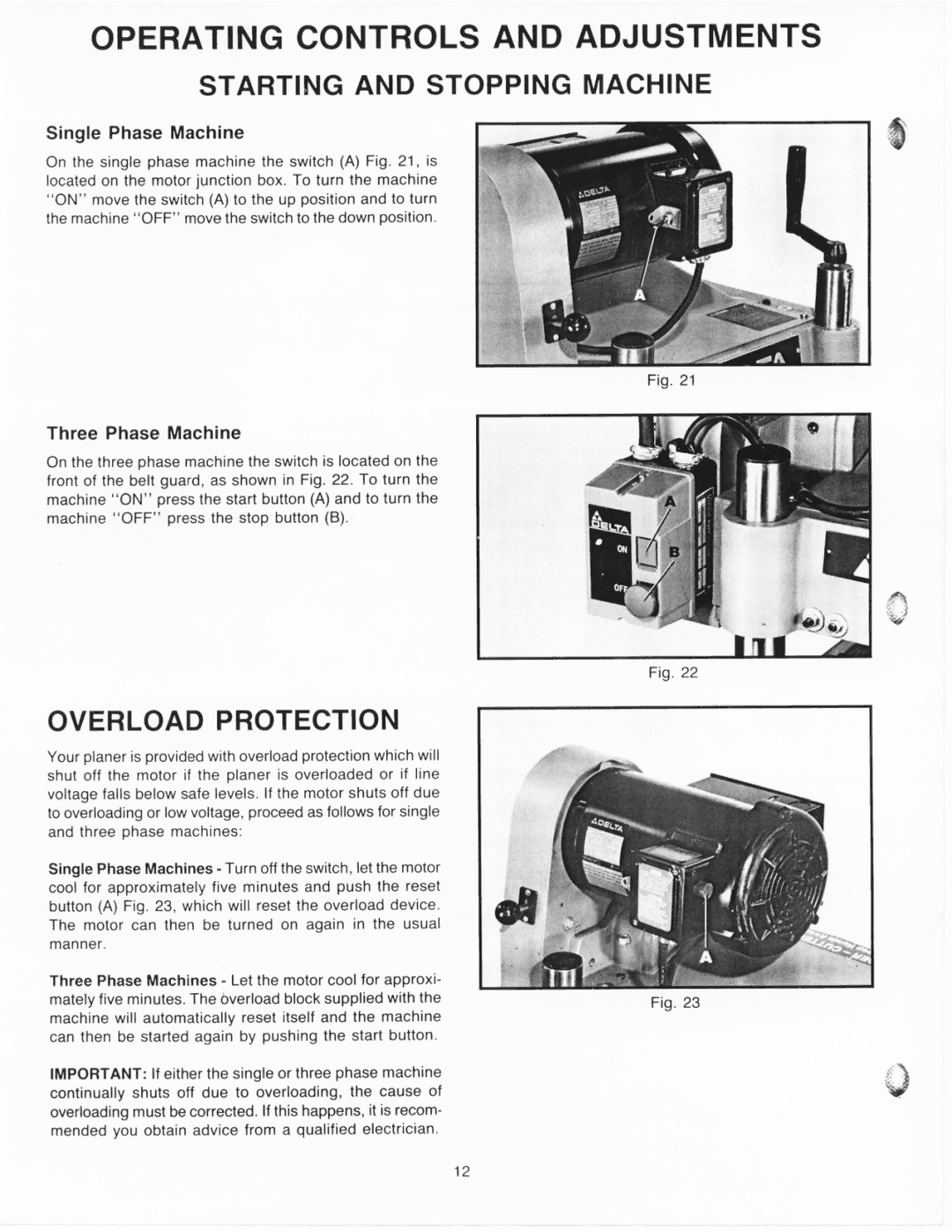 Delta 22-671, 22-660, 22-661 manual 