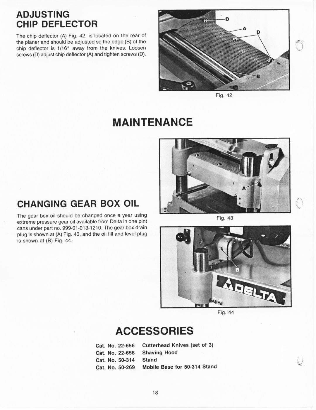 Delta 22-671, 22-660, 22-661 manual 