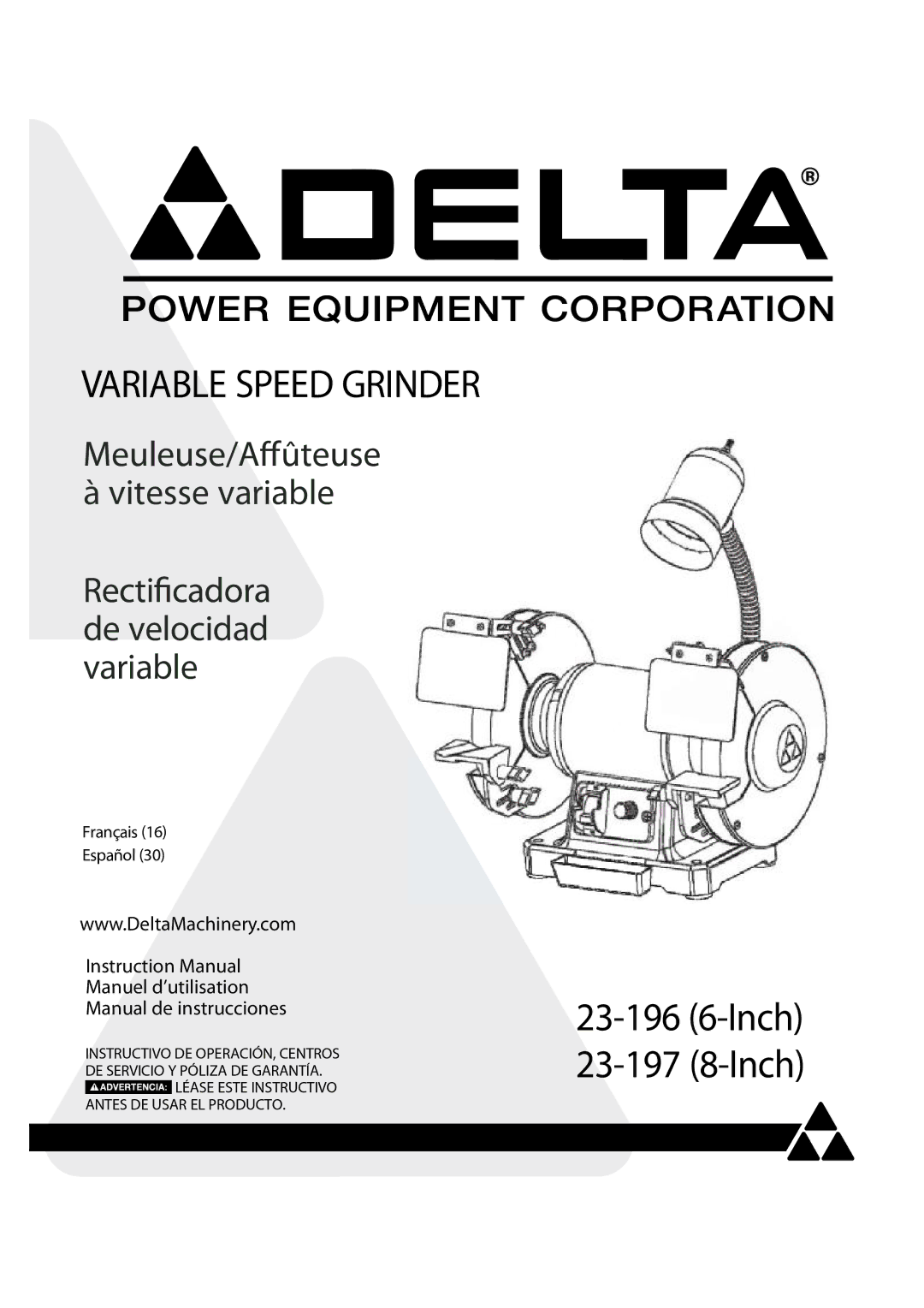 Delta 23-197, 23-196 manual ÊßÎ×ßÞÔÛ Íðûûü ÙÎ×ÒÜÛÎ 