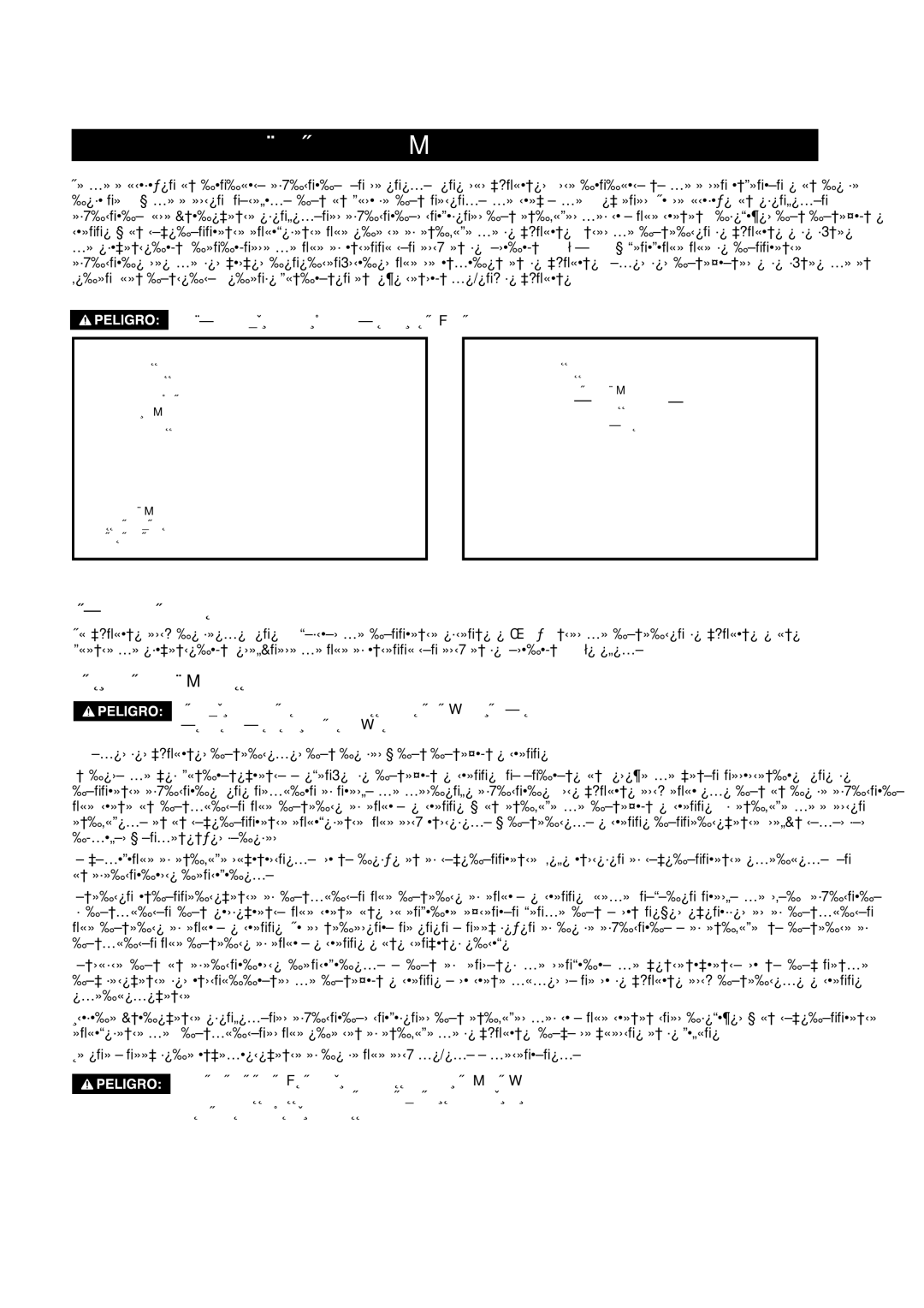 Delta 23-196, 23-197 manual ÝÑÒÛÈ×ÑÒÛÍ ÜÛ ßÔ×ÓÛÒÌßÝ×MÒ, ÛÍÐÛÝ×Ú×ÝßÝ×ÑÒÛÍ ÜÛÔ Óñìñî 