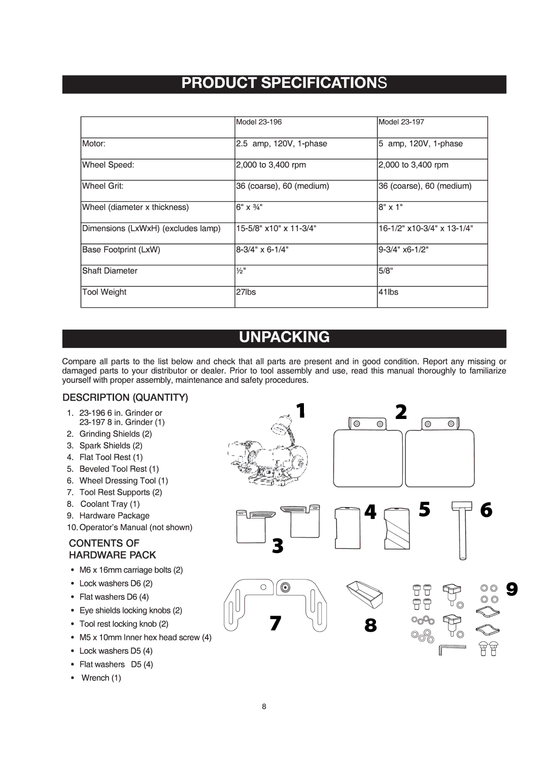 Delta 23-196, 23-197 manual 