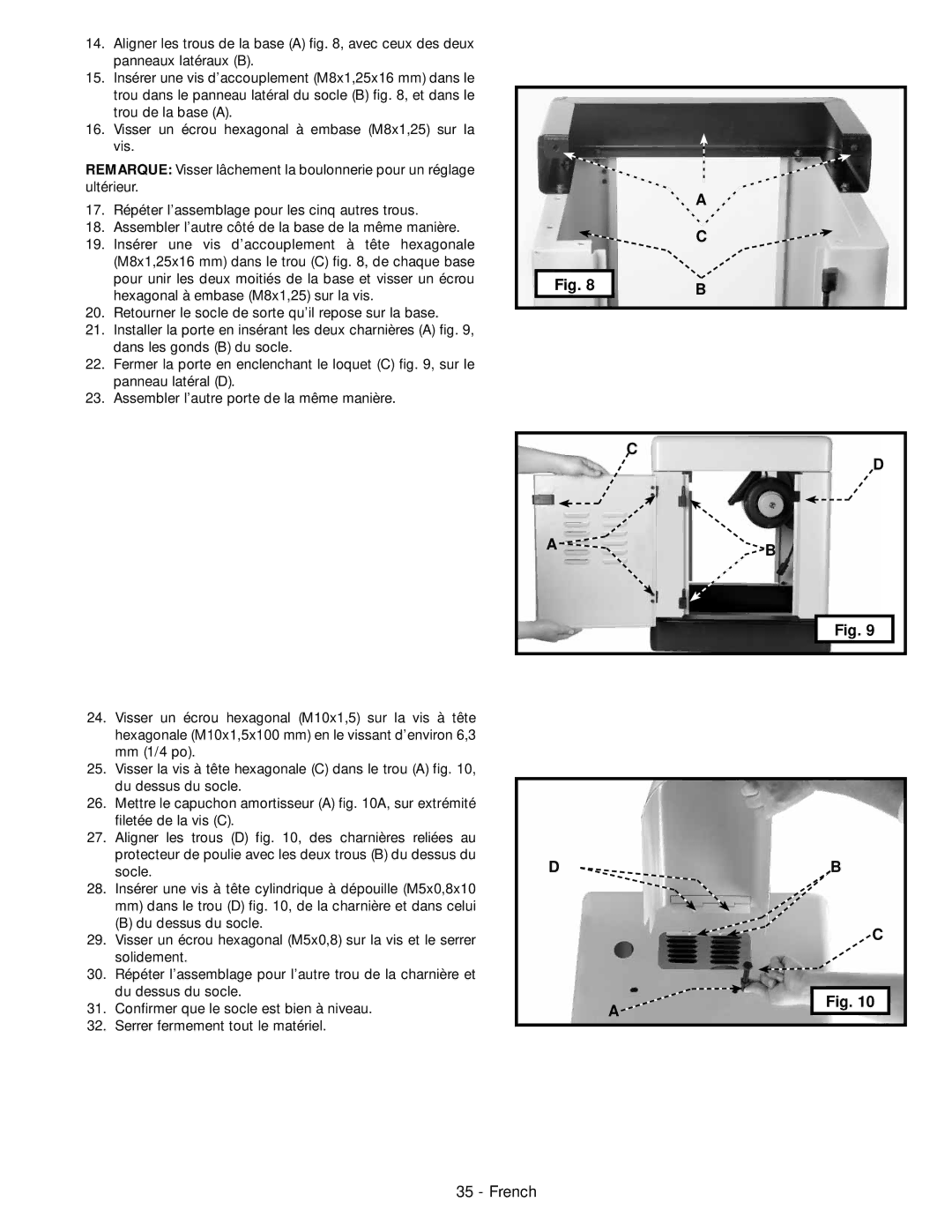 Delta 28-276, 28-206 instruction manual French 