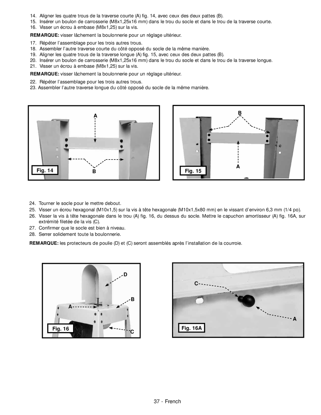 Delta 28-276, 28-206 instruction manual French 