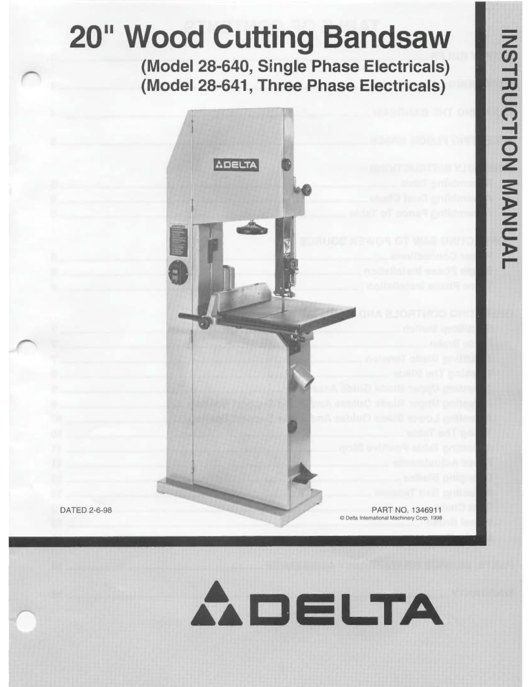 Delta 28-641 manual 