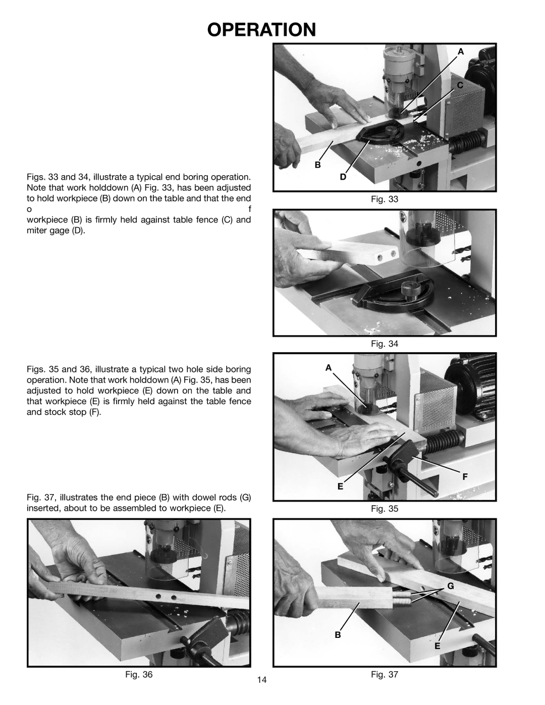 Delta 32-350 instruction manual Operation 