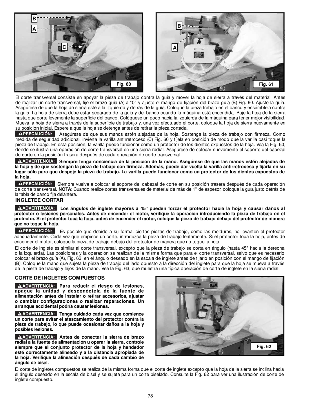 Delta 33-895X, 33-892, 33-890, 33-891 instruction manual Ingletee Cortar, Corte DE Ingletes Compuestos 