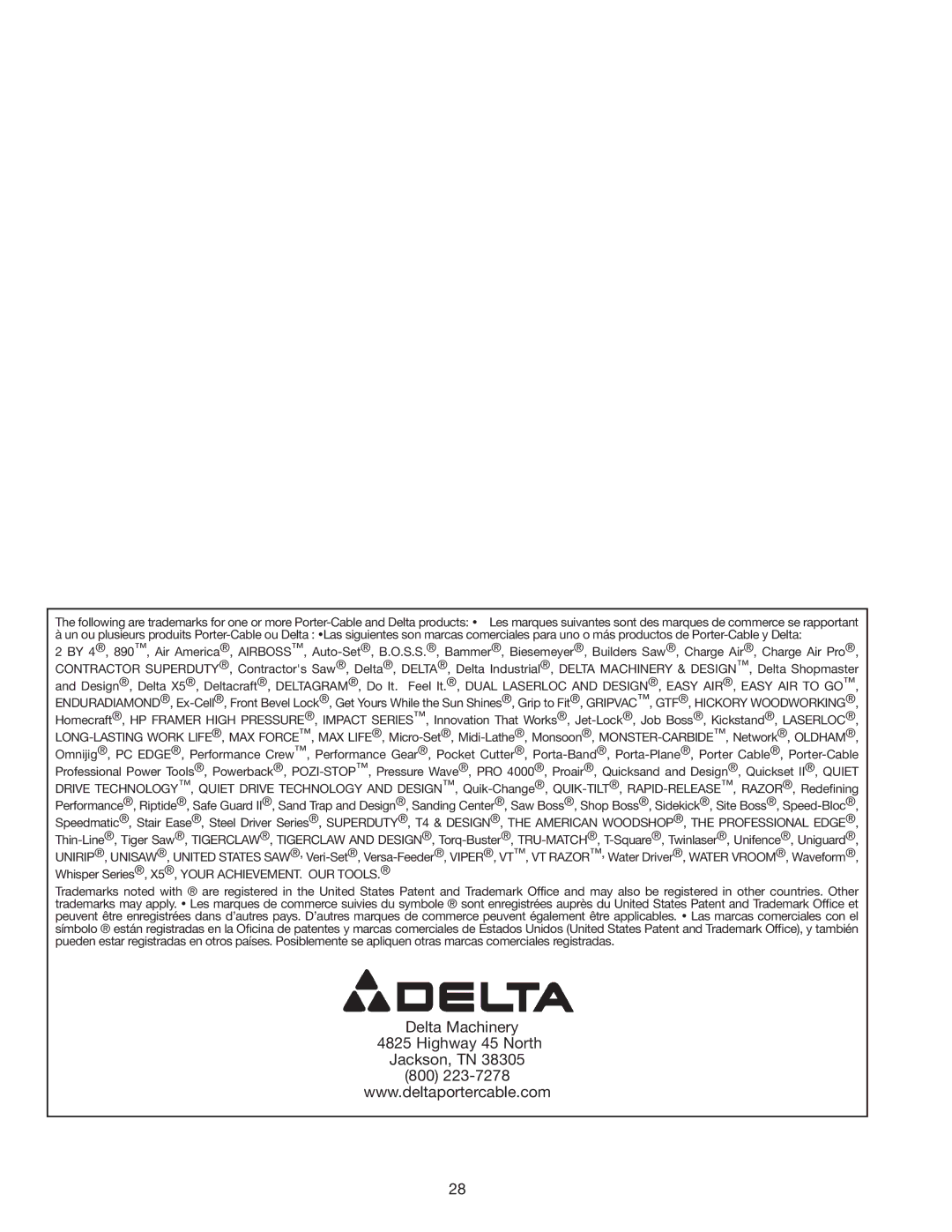 Delta 36-136 instruction manual Delta Machinery Highway 45 North Jackson, TN 800 