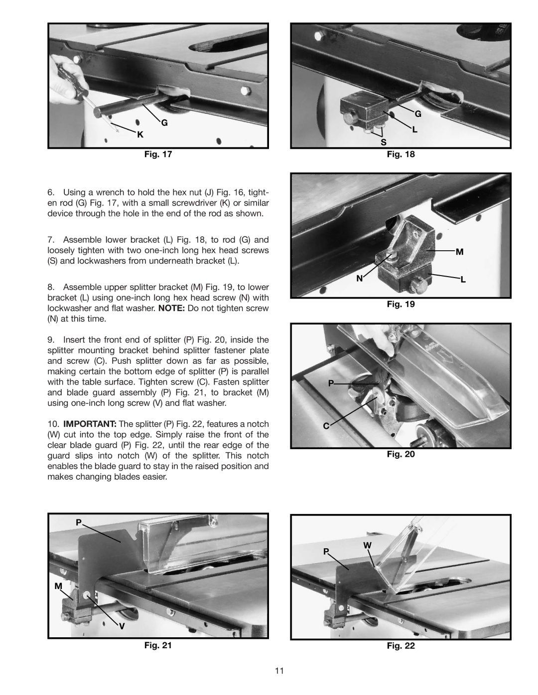 Delta 36-841 instruction manual Using a wrench to hold the hex nut J , tight 