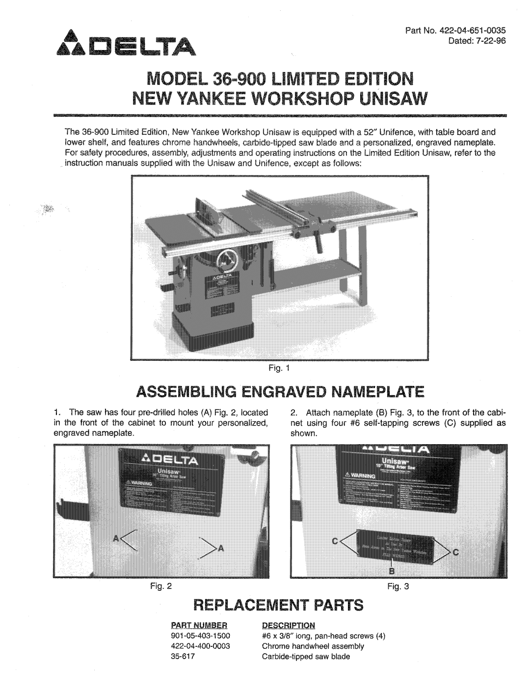 Delta 36-900 manual 