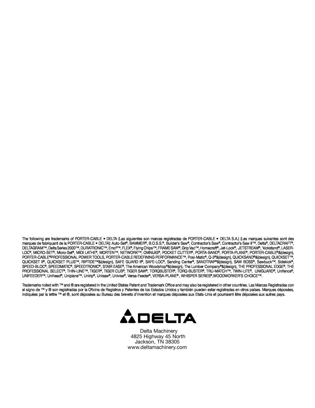 Delta 36-978 instruction manual Delta Machinery 