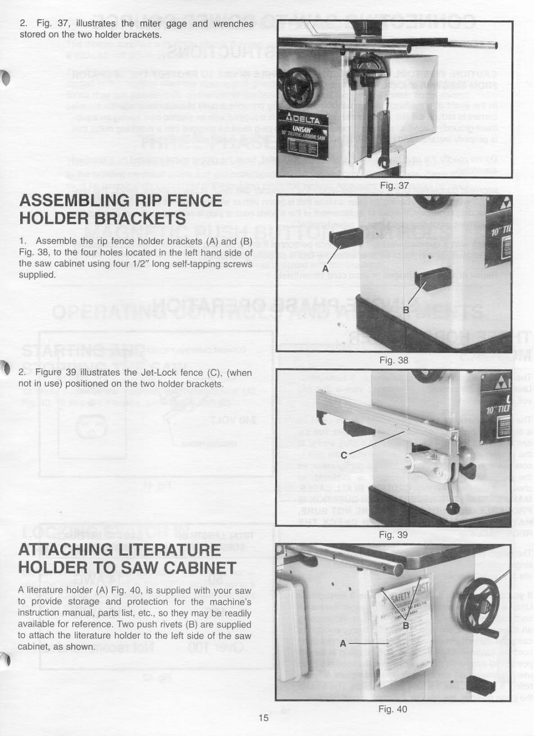 Delta 422-04-651-0039 manual 