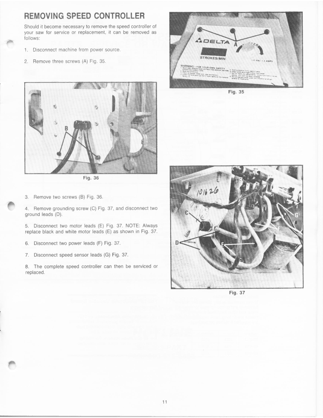 Delta 430-03-651-0005 manual 