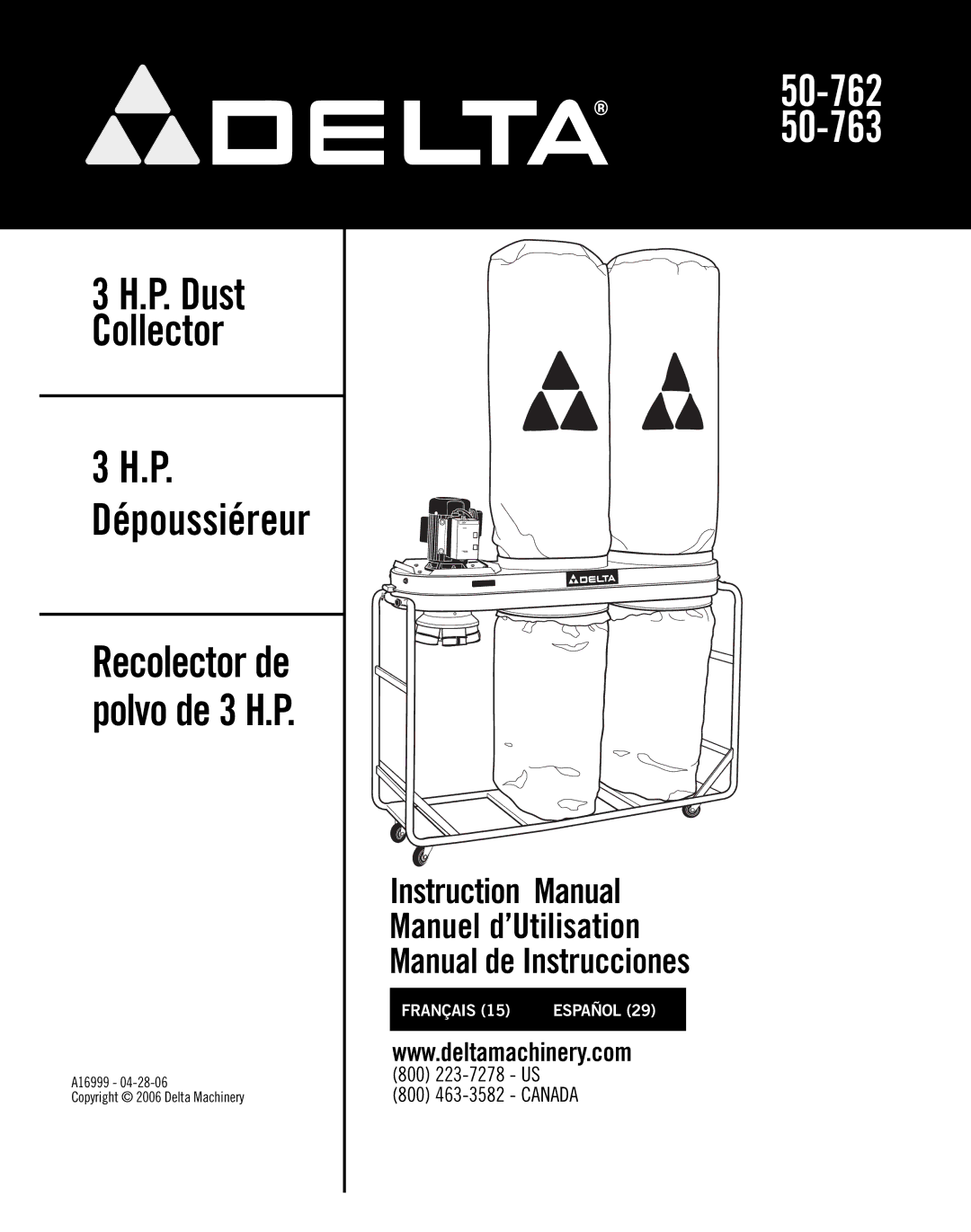 Delta instruction manual 50-762 50-763 