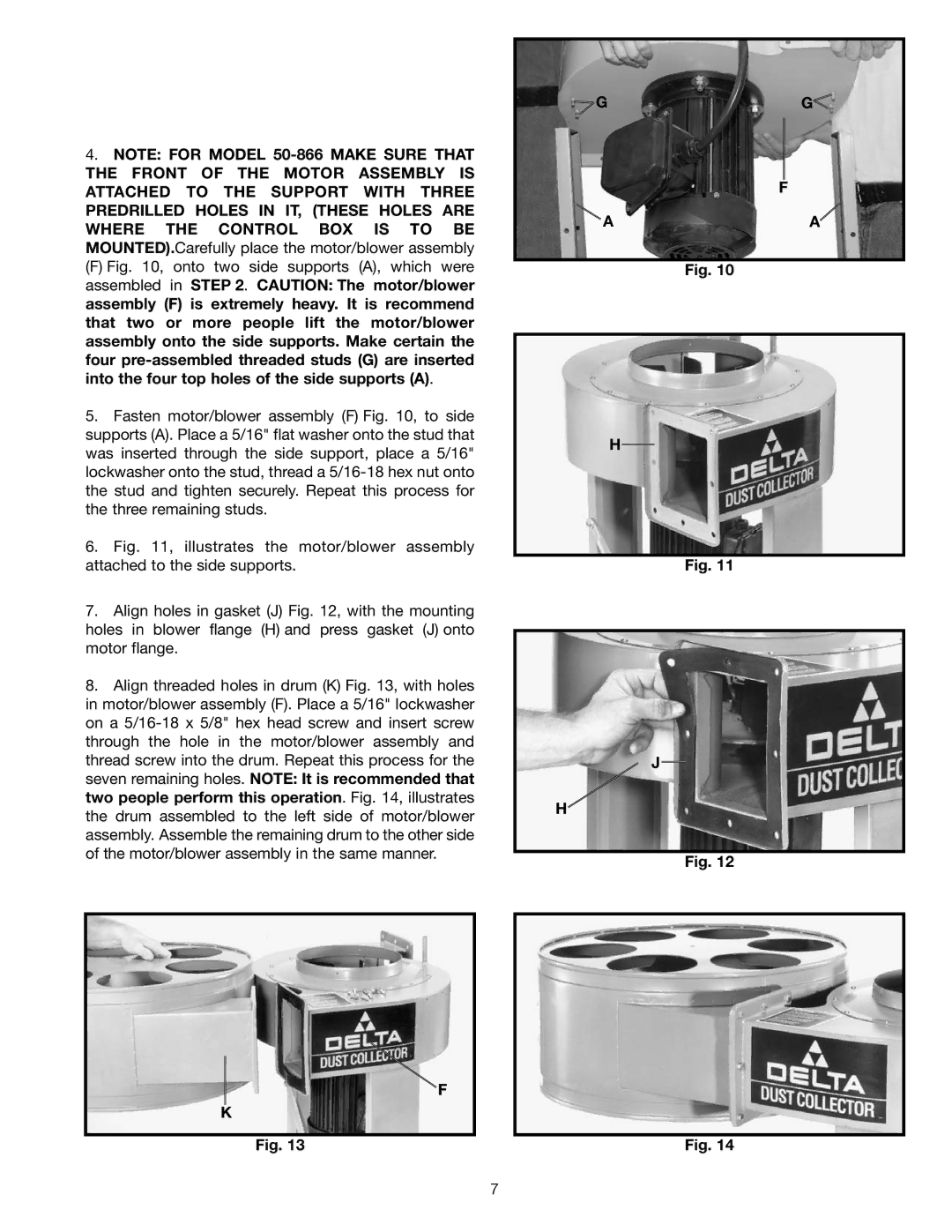 Delta 50-866, 50-861 instruction manual 