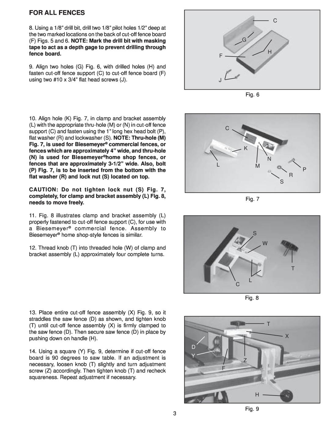 Delta 78-939 manual For All Fences 