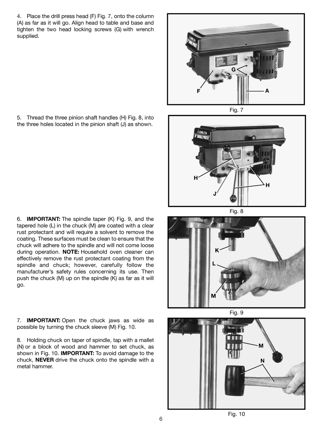 Delta 900585 instruction manual 