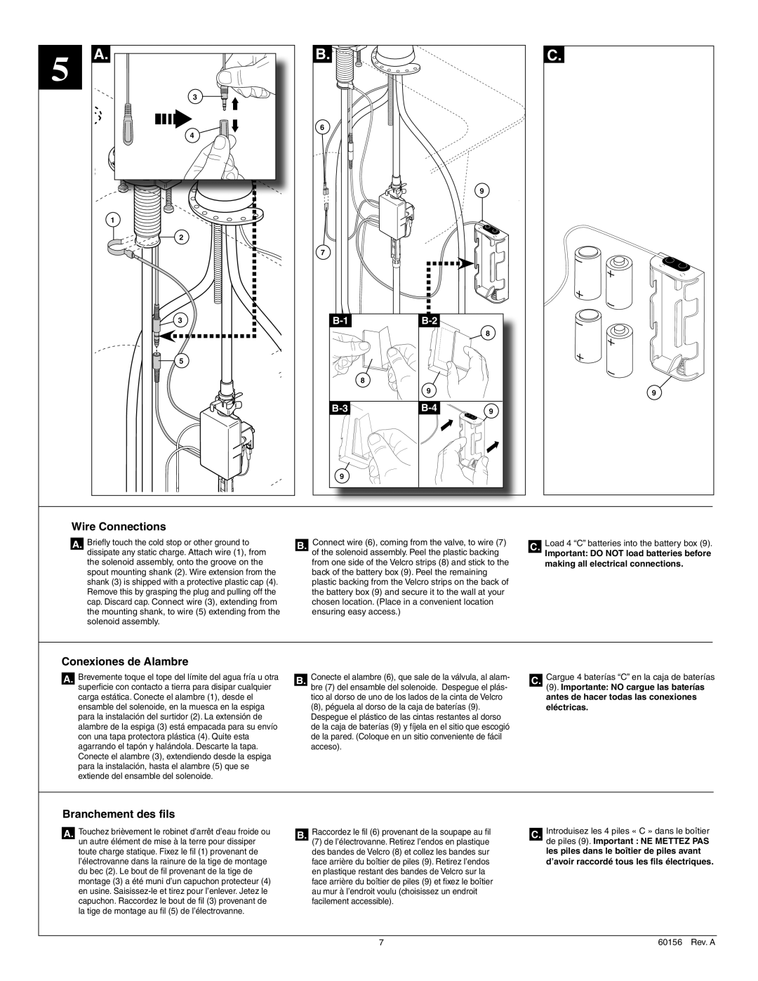 Delta 980T-SSSD-DST Series, 980T-SS-DST Series manual Wire Connections, Conexiones de Alambre, Branchement des fils 