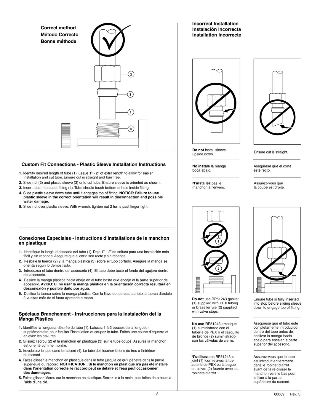 Delta 980T-SSSD-DST, 980T-SS-DST manual Water damage 