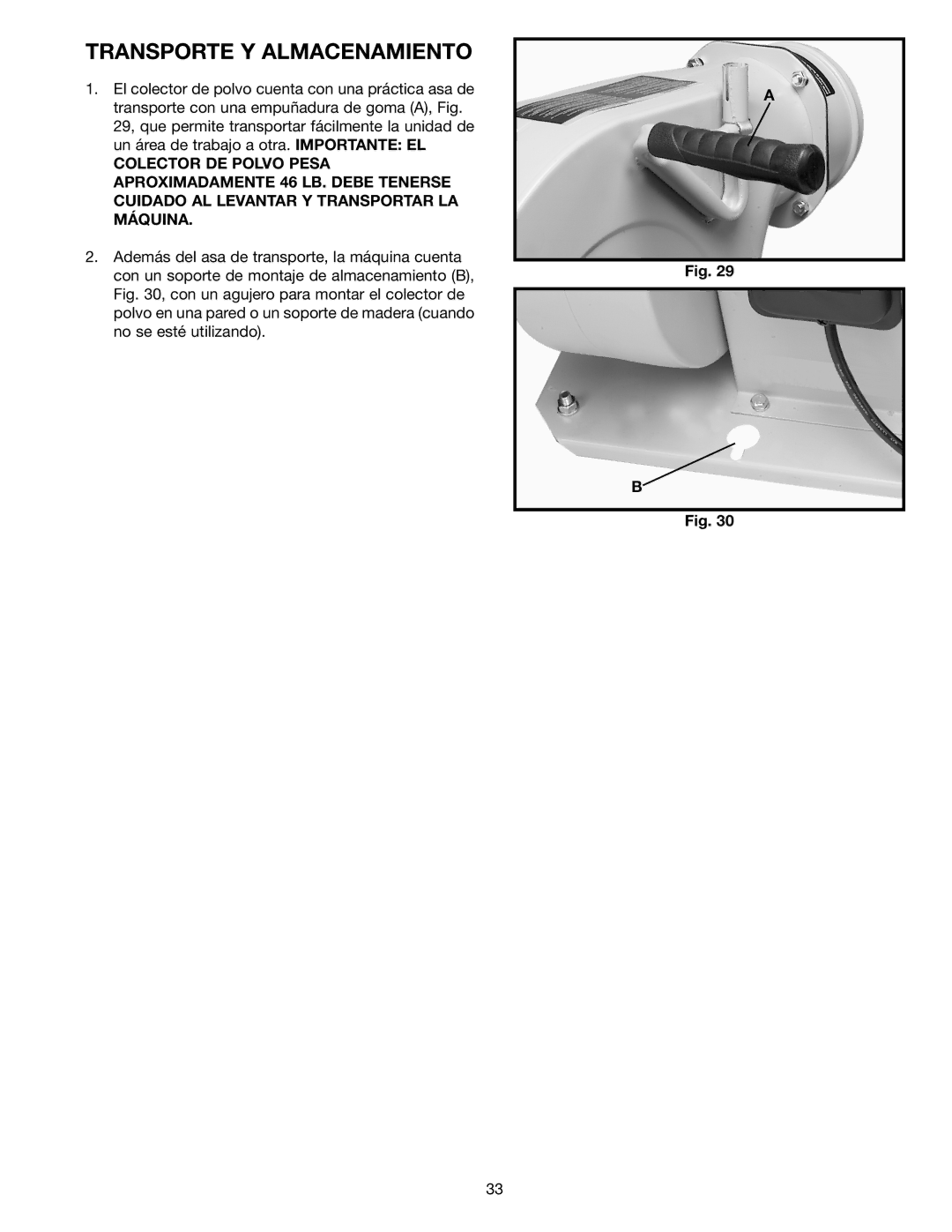 Delta AP300 instruction manual Transporte Y Almacenamiento 