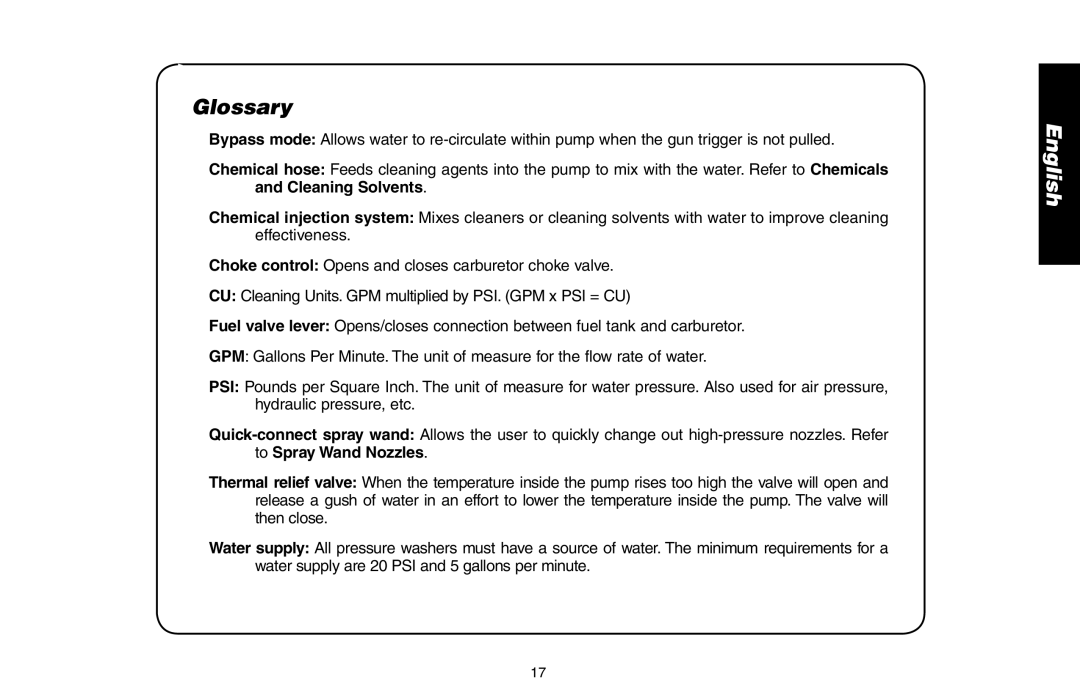 Delta DP3400 instruction manual Glossary 