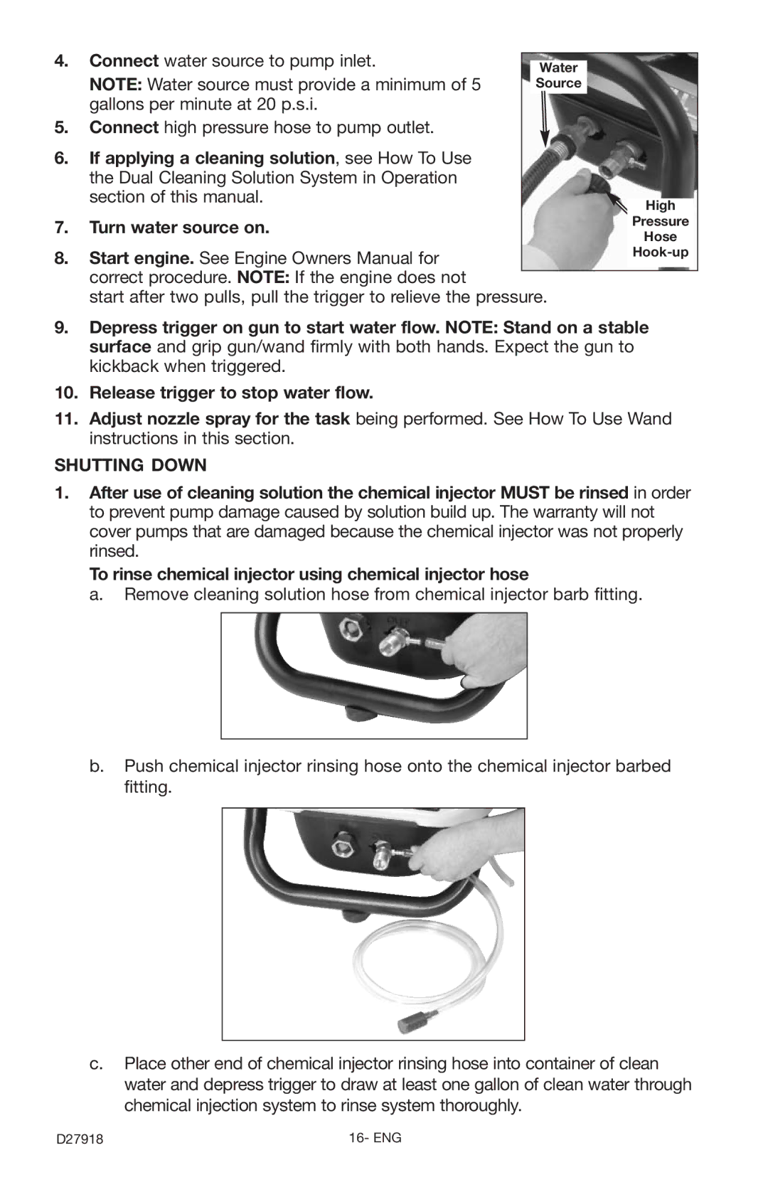 Delta DT2400CS instruction manual Shutting Down 