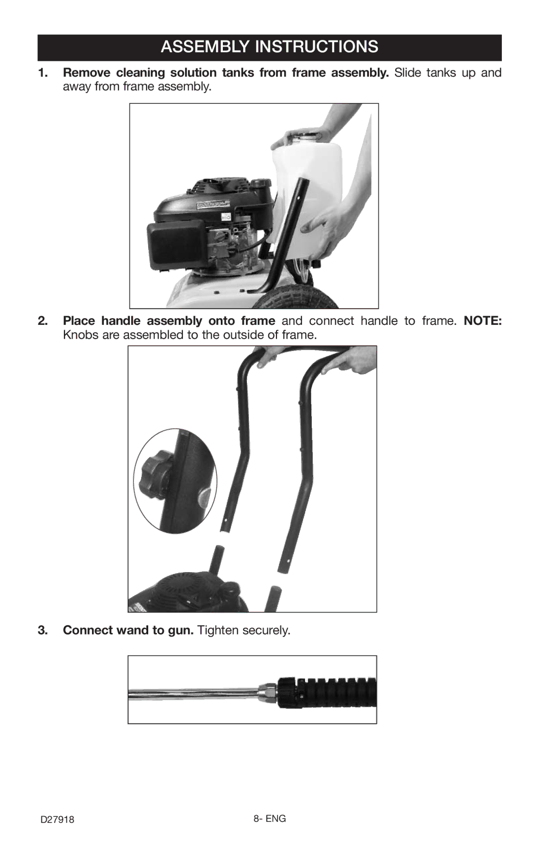 Delta DT2400CS instruction manual Assembly Instructions 