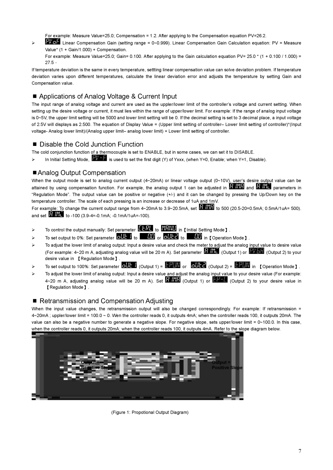 Delta DT3 Applications of Analog Voltage & Current Input, Disable the Cold Junction Function, Analog Output Compensation 