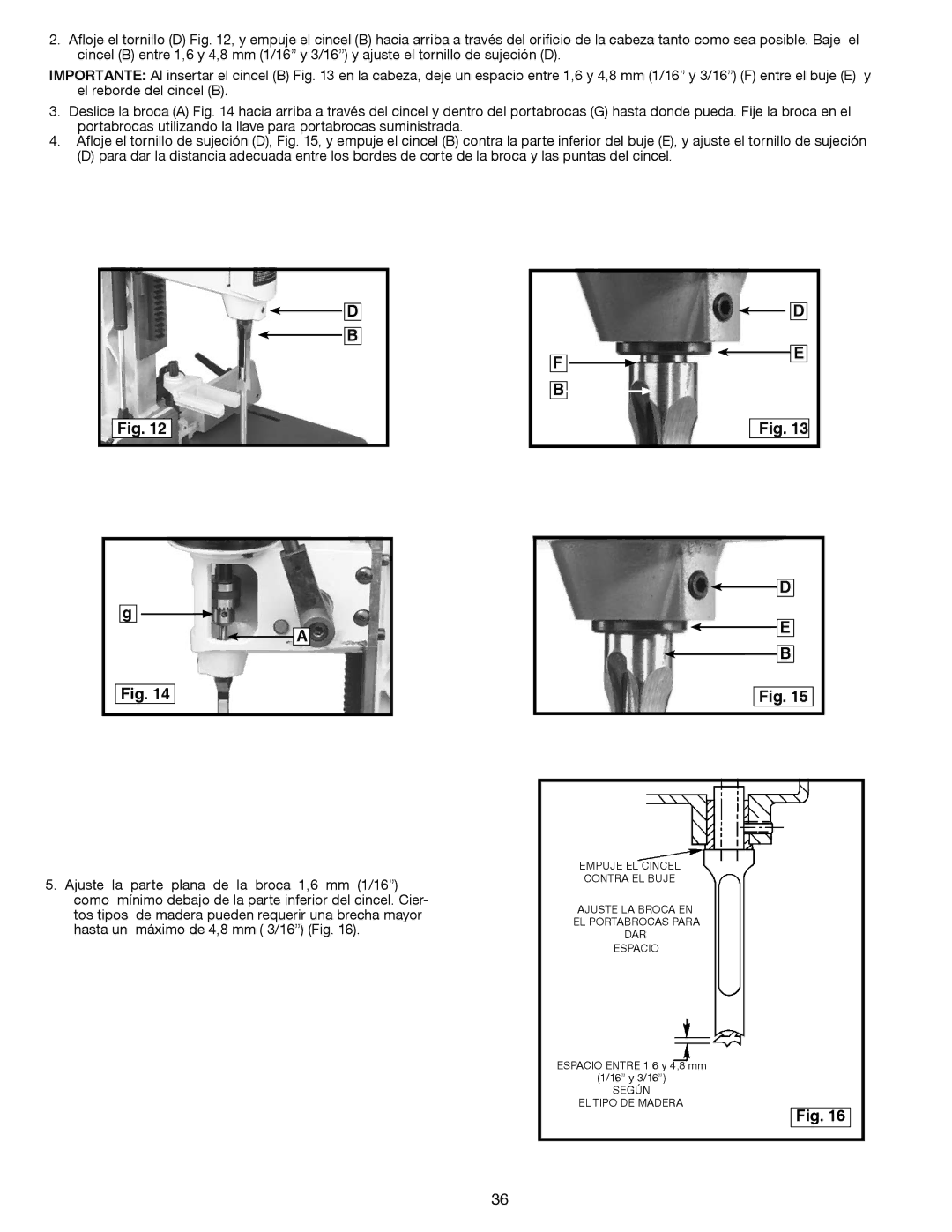 Delta Electronics 14-651 instruction manual Según EL Tipo DE Madera 