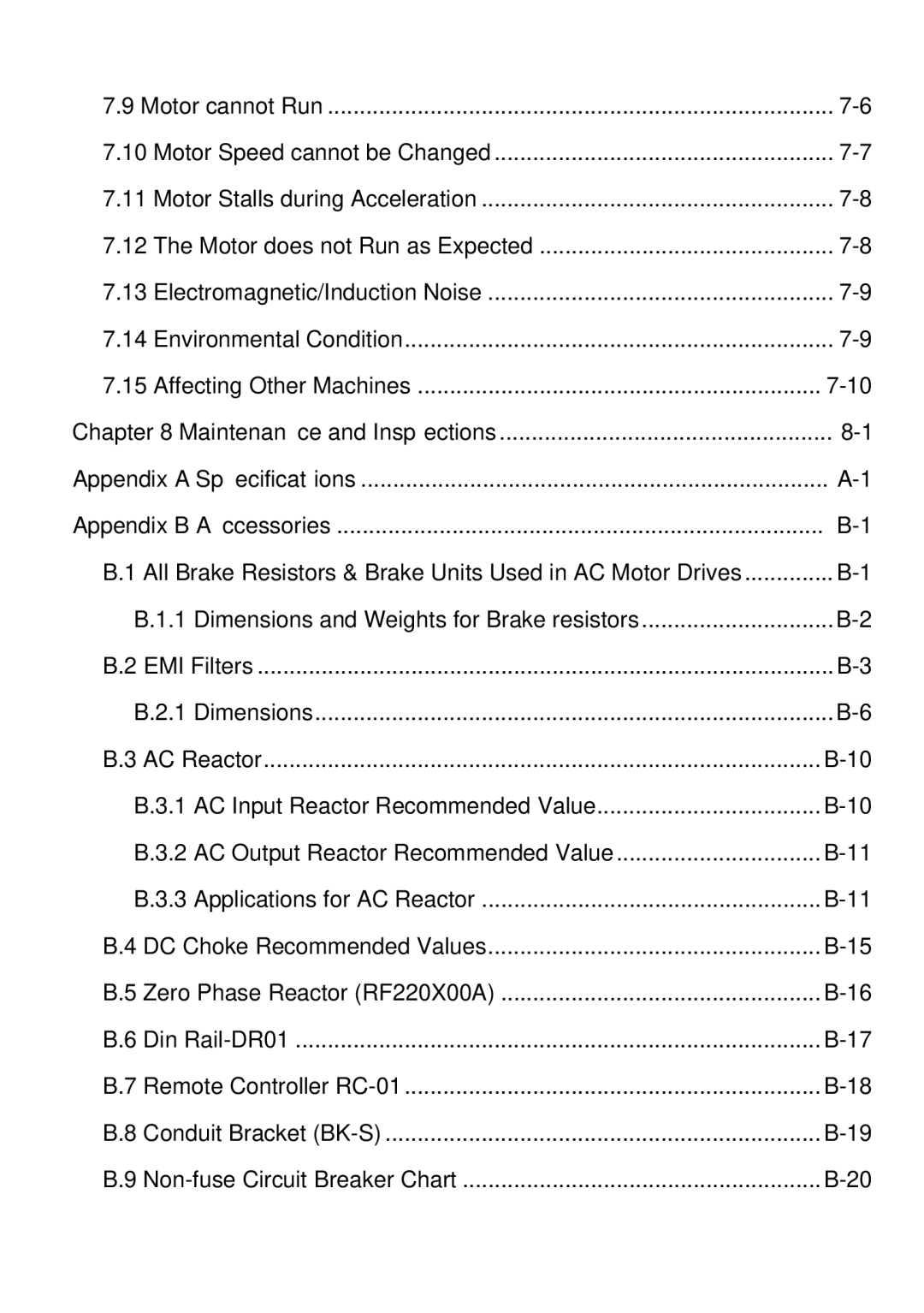 Delta Electronics 115V Series, 230V Series, 460V Series manual All Brake Resistors & Brake Units Used in AC Motor Drives 