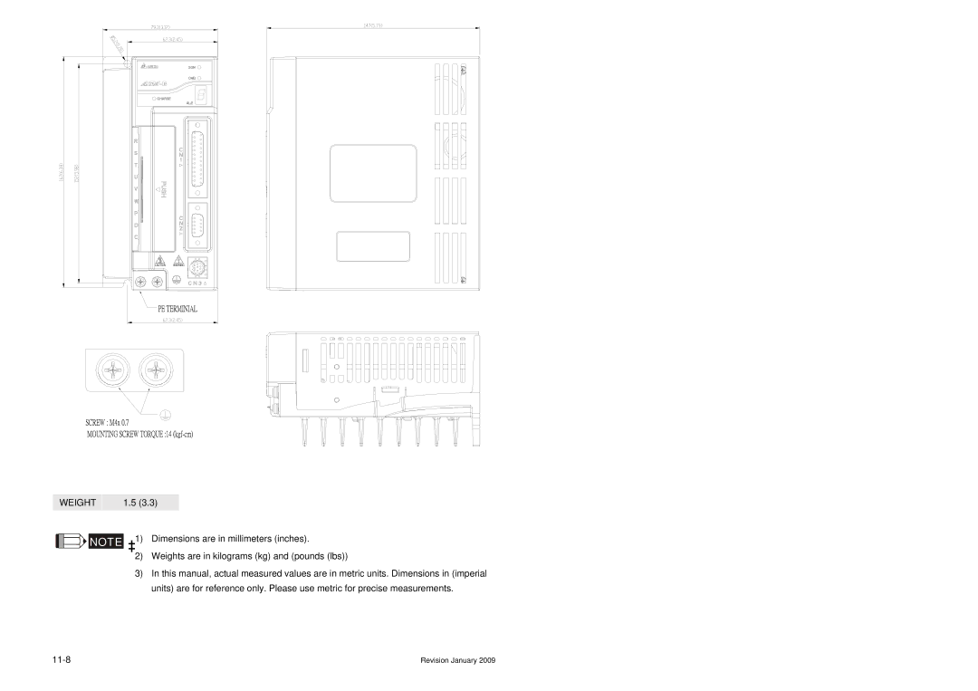 Delta Electronics ASDA-B Series manual Order P/N ASD-B0721-A 750W 