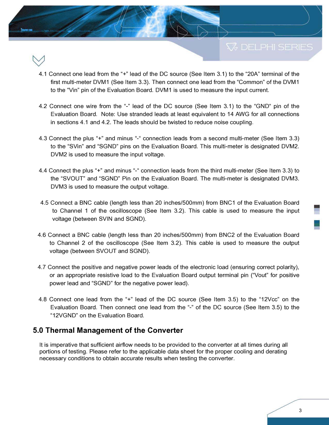 Delta Electronics DNM, DNL SIP Series manual Thermal Management of the Converter 