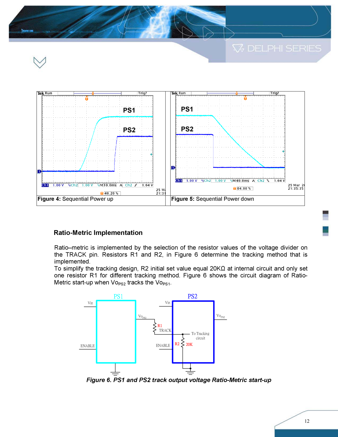 Delta Electronics DNL SIP Series, DNM manual PS1 PS2, Ratio-Metric Implementation 