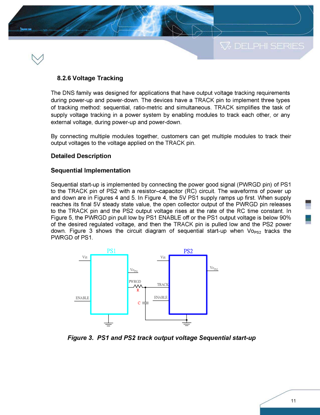 Delta Electronics DNS SIP Series manual Voltage Tracking, Detailed Description Sequential Implementation 