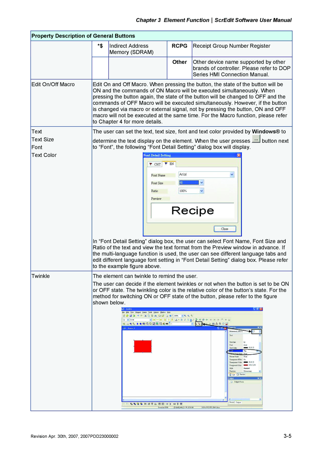 Delta Electronics DOP-AS Series, DOP-AE Series, DOP-A Series manual Rcpg, Other 