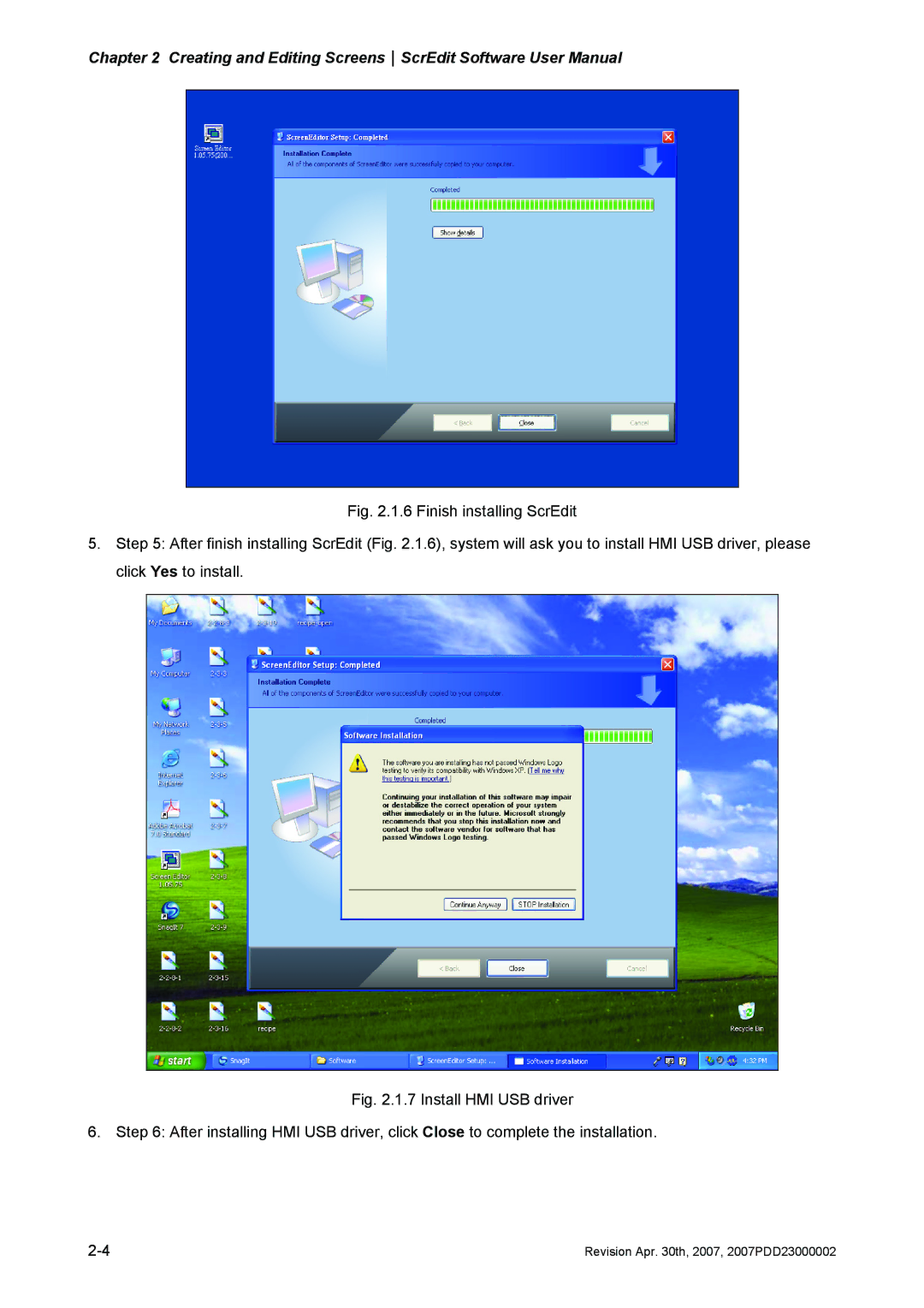 Delta Electronics DOP-AE Series, DOP-AS Series, DOP-A Series manual Revision Apr th, 2007, 2007PDD23000002 