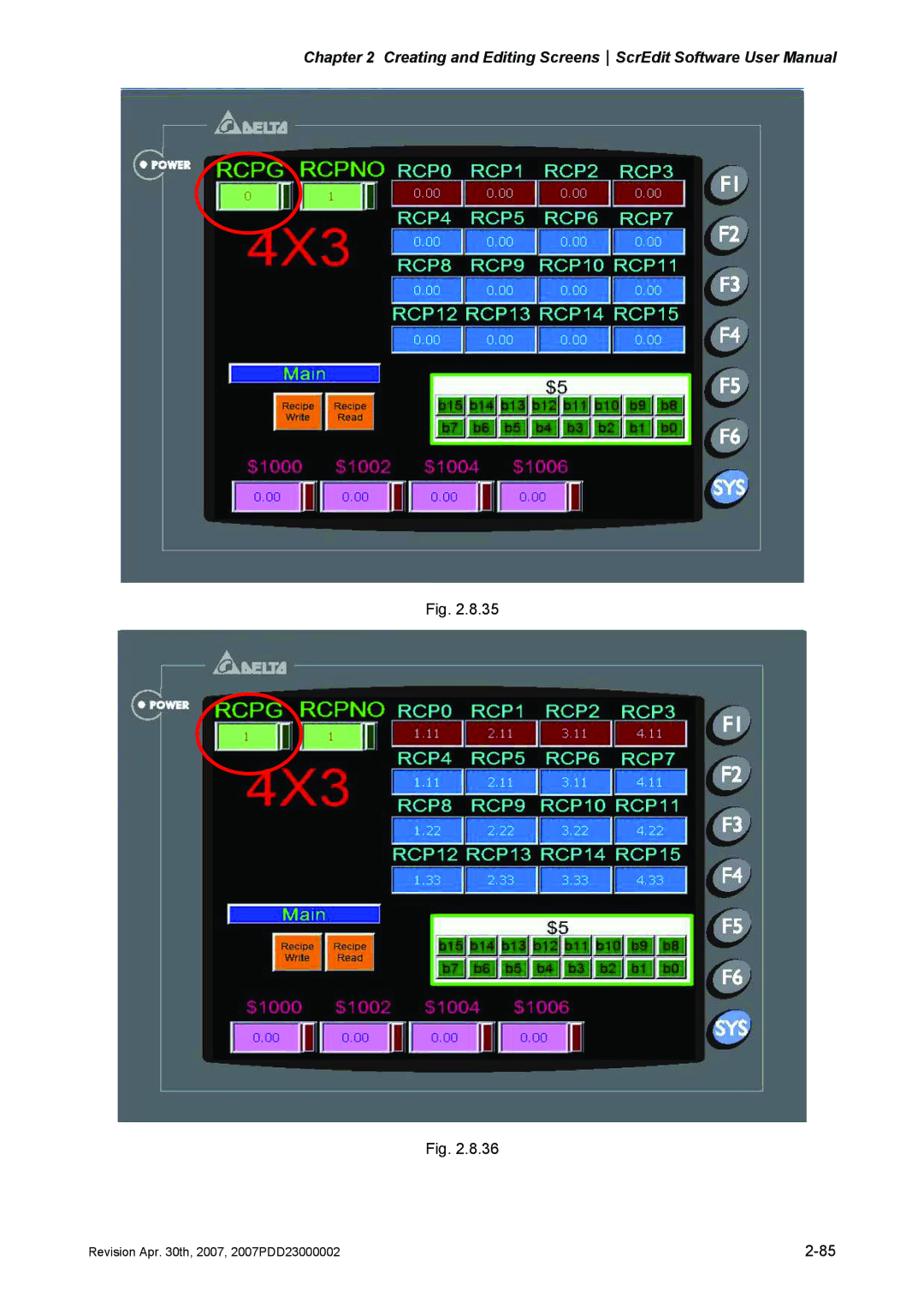 Delta Electronics DOP-AE Series, DOP-AS Series, DOP-A Series manual Revision Apr th, 2007, 2007PDD23000002 