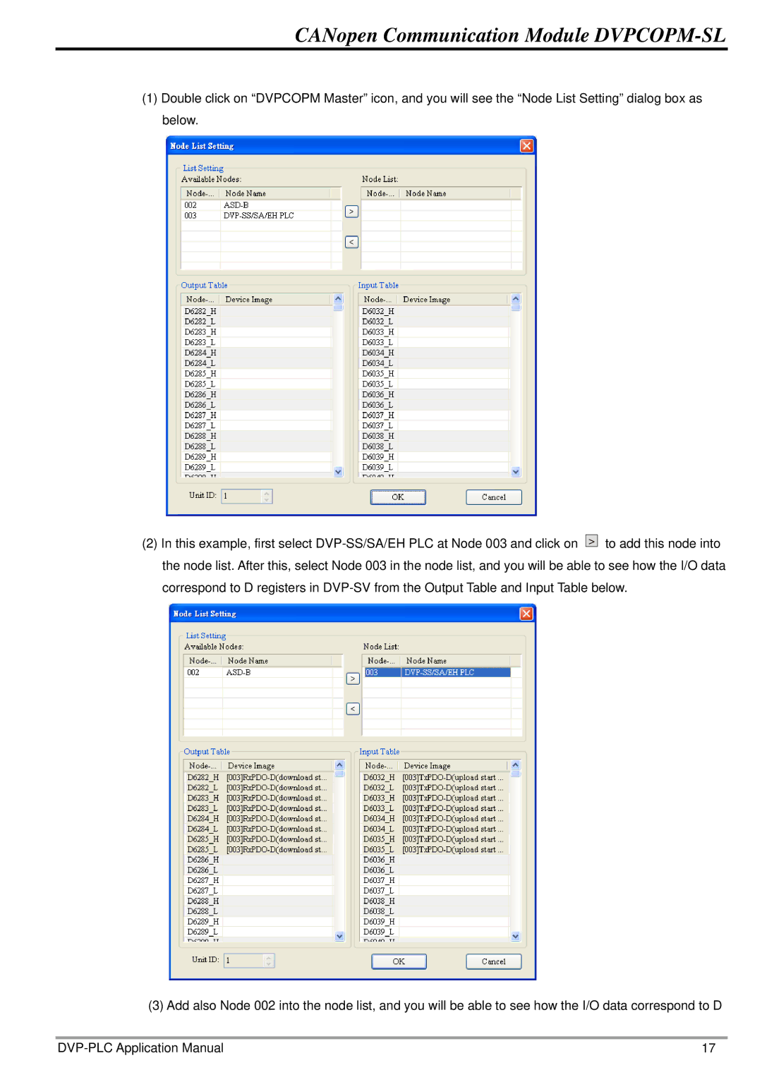 Delta Electronics manual CANopen Communication Module DVPCOPM-SL 